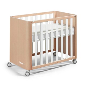 Minicuna colecho-colchón 50x90cm DOCO Sleeping Wood Cotinfant blanco-natural