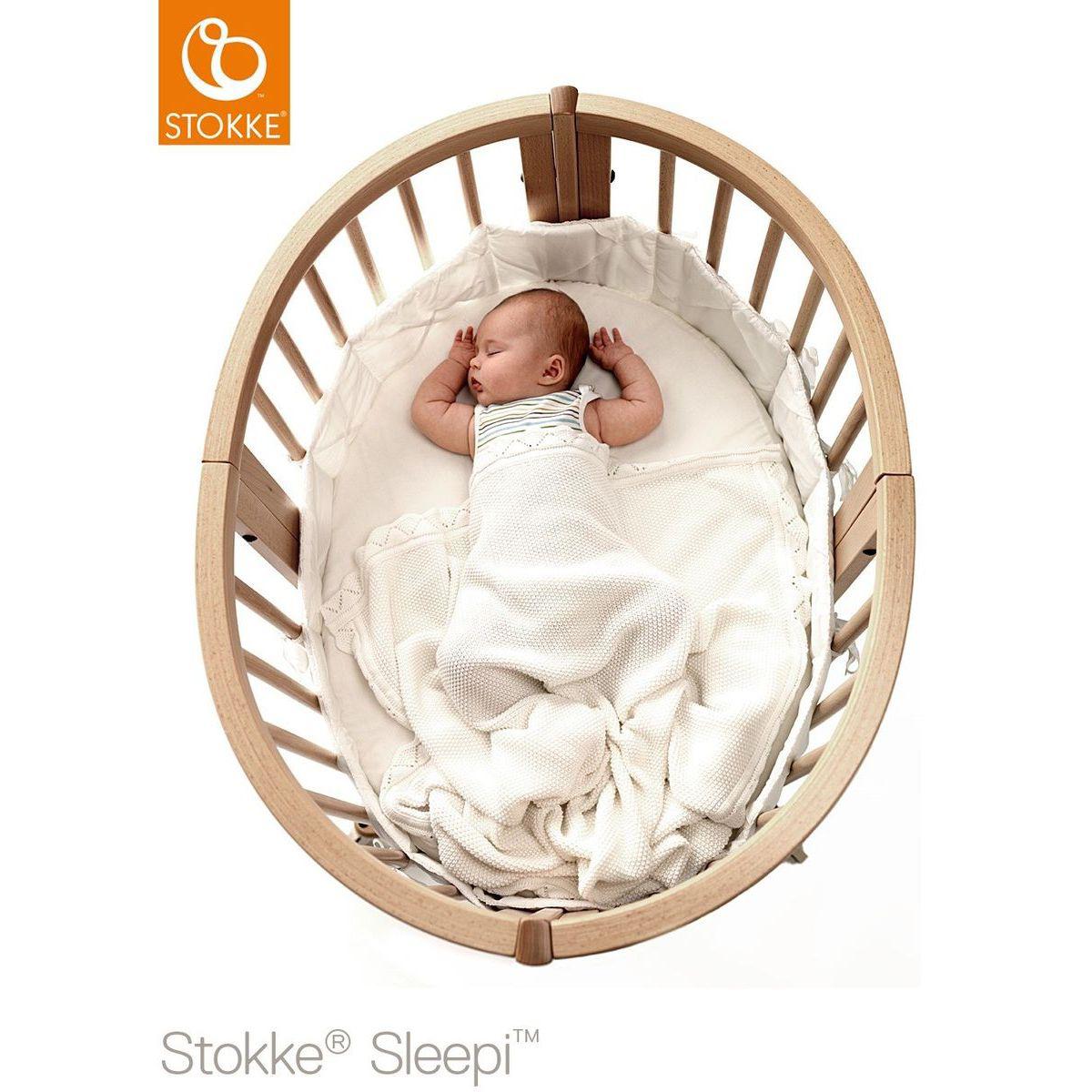 Minicuna evolutiva SLEEPI Stokke natural Abitare Kids