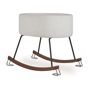 Minicuna mecedora DE LUXE Quax bouclé crema