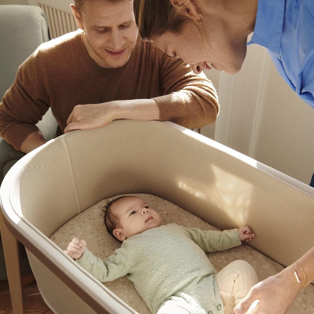 Minicuna SNOOZI Stokke gris grafito