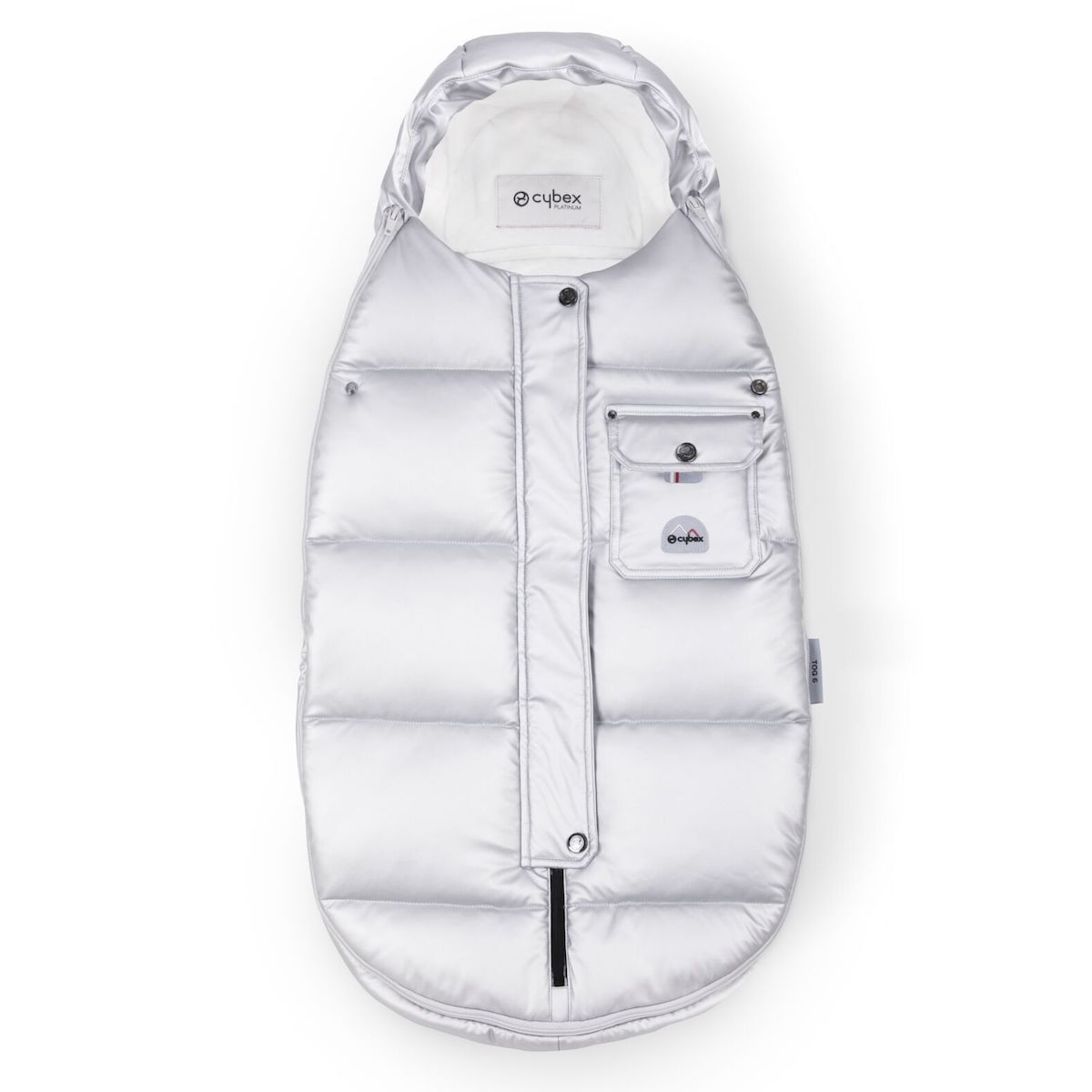Minisaco silla auto invierno PLATINUM Cybex Arctic silver