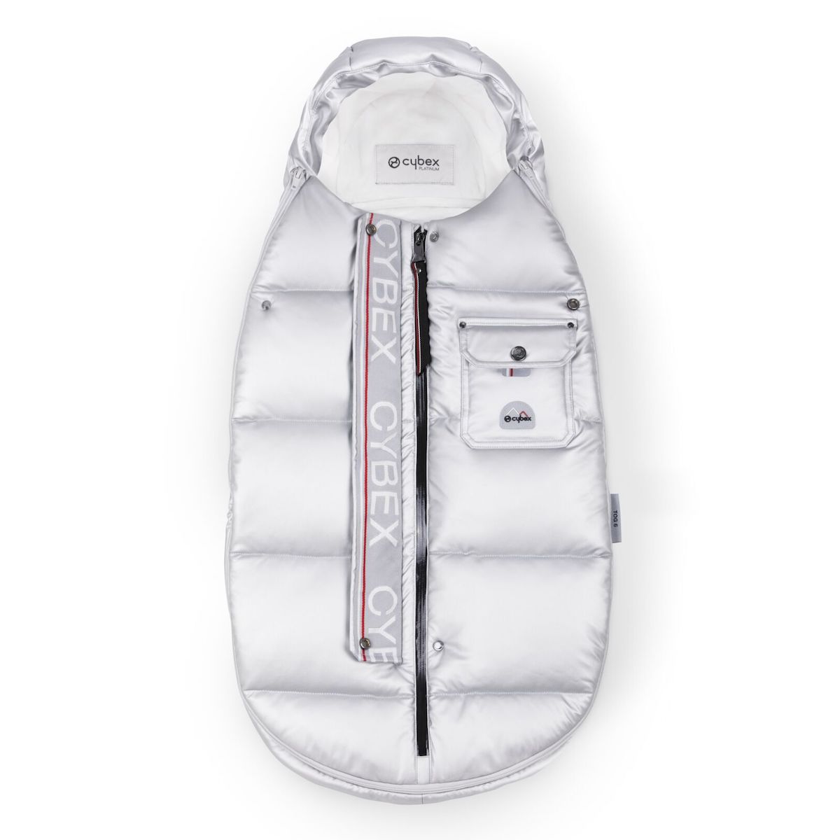 Minisaco silla auto invierno PLATINUM Cybex Arctic silver