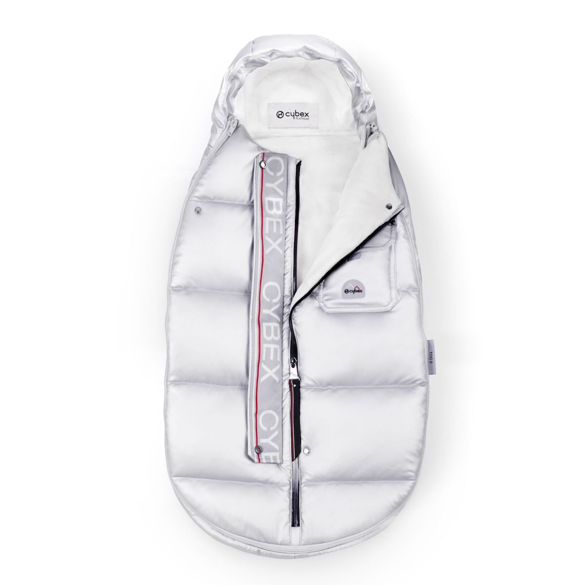 Minisaco silla auto invierno PLATINUM Cybex Arctic silver