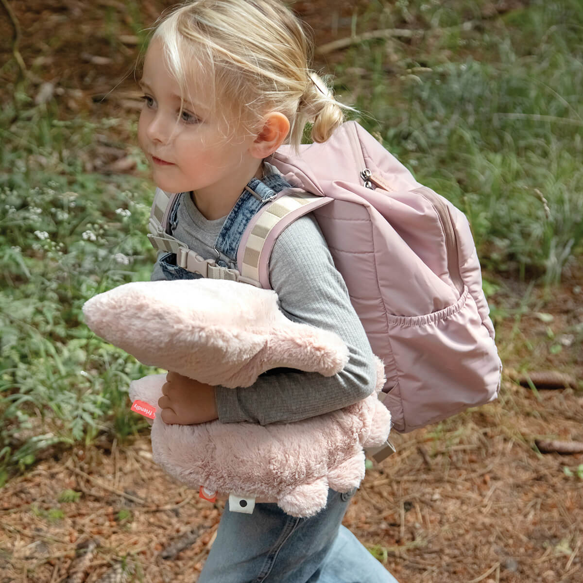 Mochila acolchada CROCO Done by Deer green