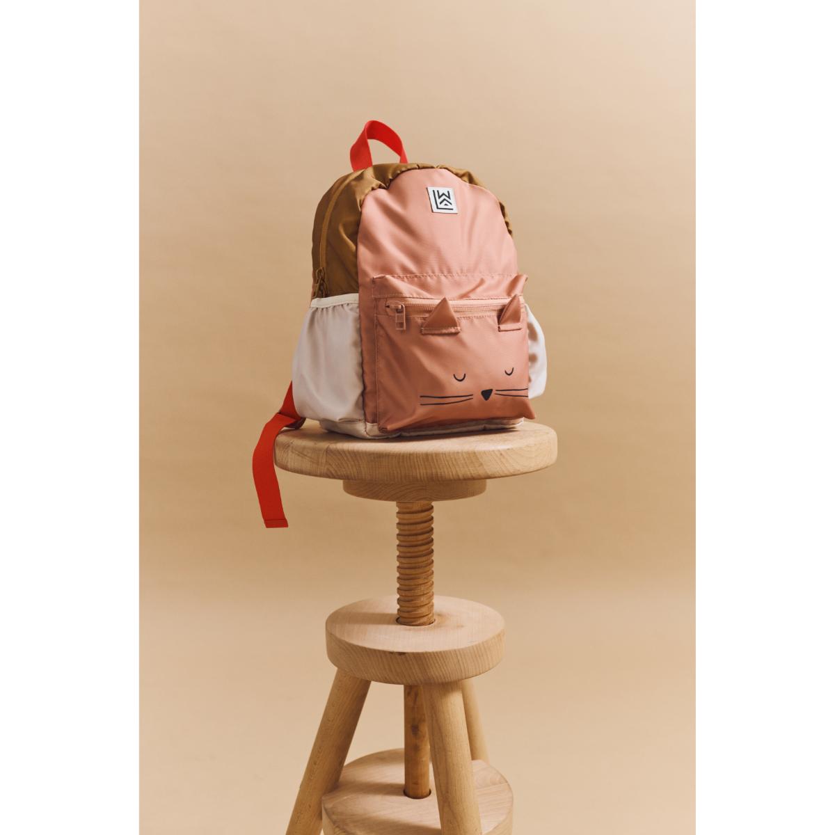 Mochila ANDREAS Liewood Cat tuscany rose multi mix