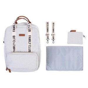 Mochila cambiador FAMILY CLUB SIGNATURE Childhome crudo