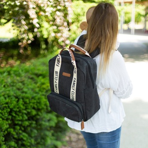 Mochila cambiador FAMILY CLUB SIGNATURE Childhome negro