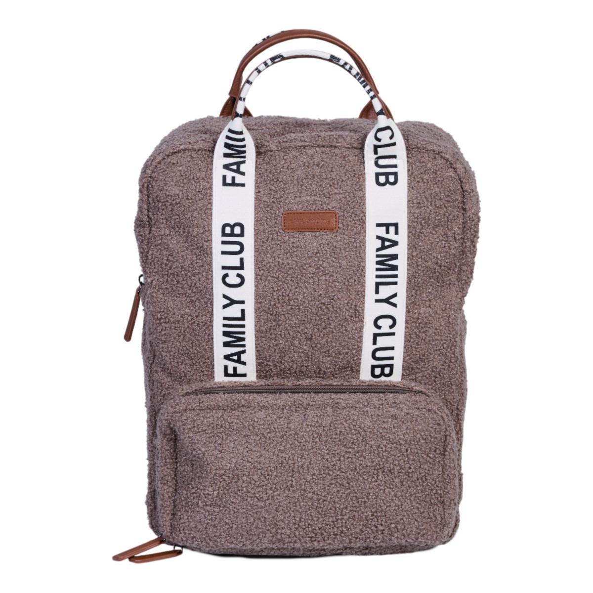 Mochila cambiador FAMILY CLUB SIGNATURE Childhome Teddy soft brown