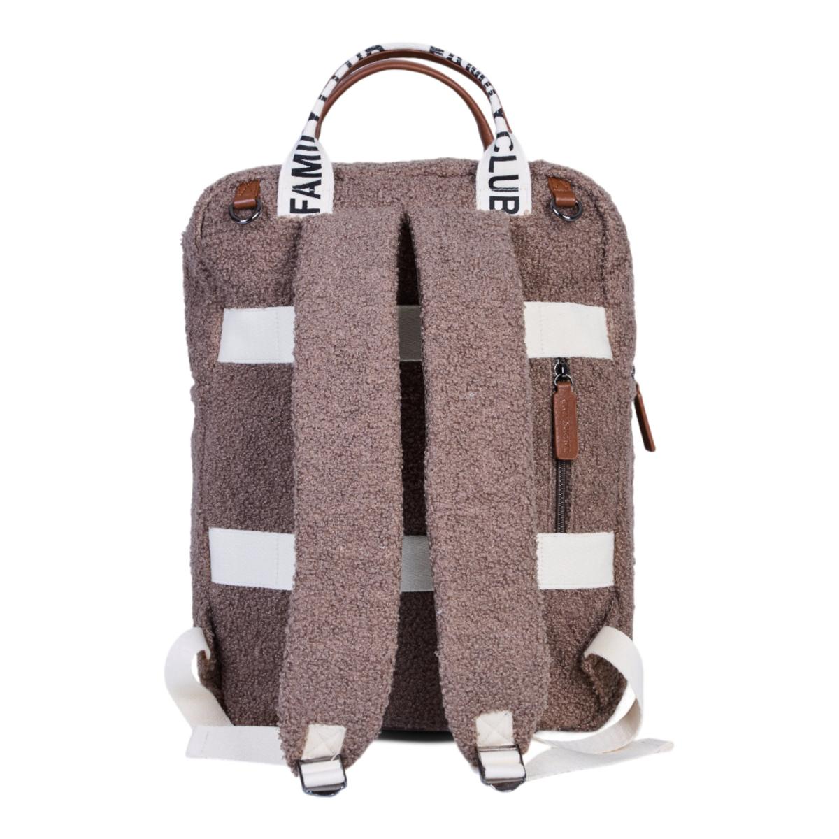 Mochila cambiador FAMILY CLUB SIGNATURE Childhome Teddy soft brown