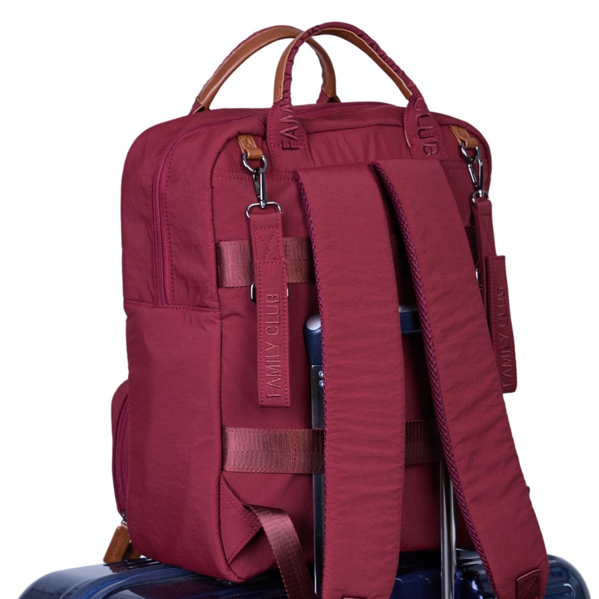 Mochila cambiador FAMILY CLUB SIGNATURE Childhome Urban burdeos