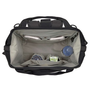 Mochila cambiador Goldie Up GREEN LABEL Laessig negro