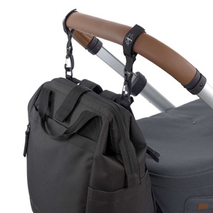 Mochila cambiador Goldie Up GREEN LABEL Laessig negro