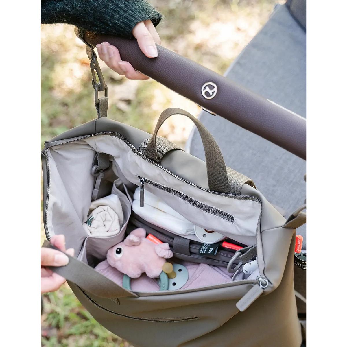 Mochila cambiador PU Done by Deer taupe