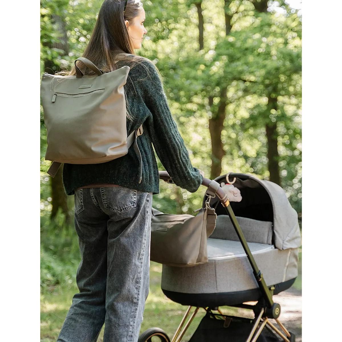 Mochila cambiador PU Done by Deer taupe