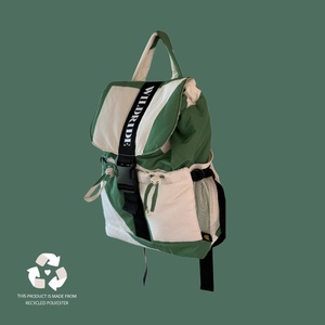 Mochila cambiador reciclada Wildride green graphic