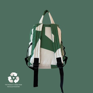 Mochila cambiador reciclada Wildride green graphic