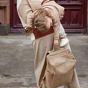 Mochila cambiador TEN Laessig camel