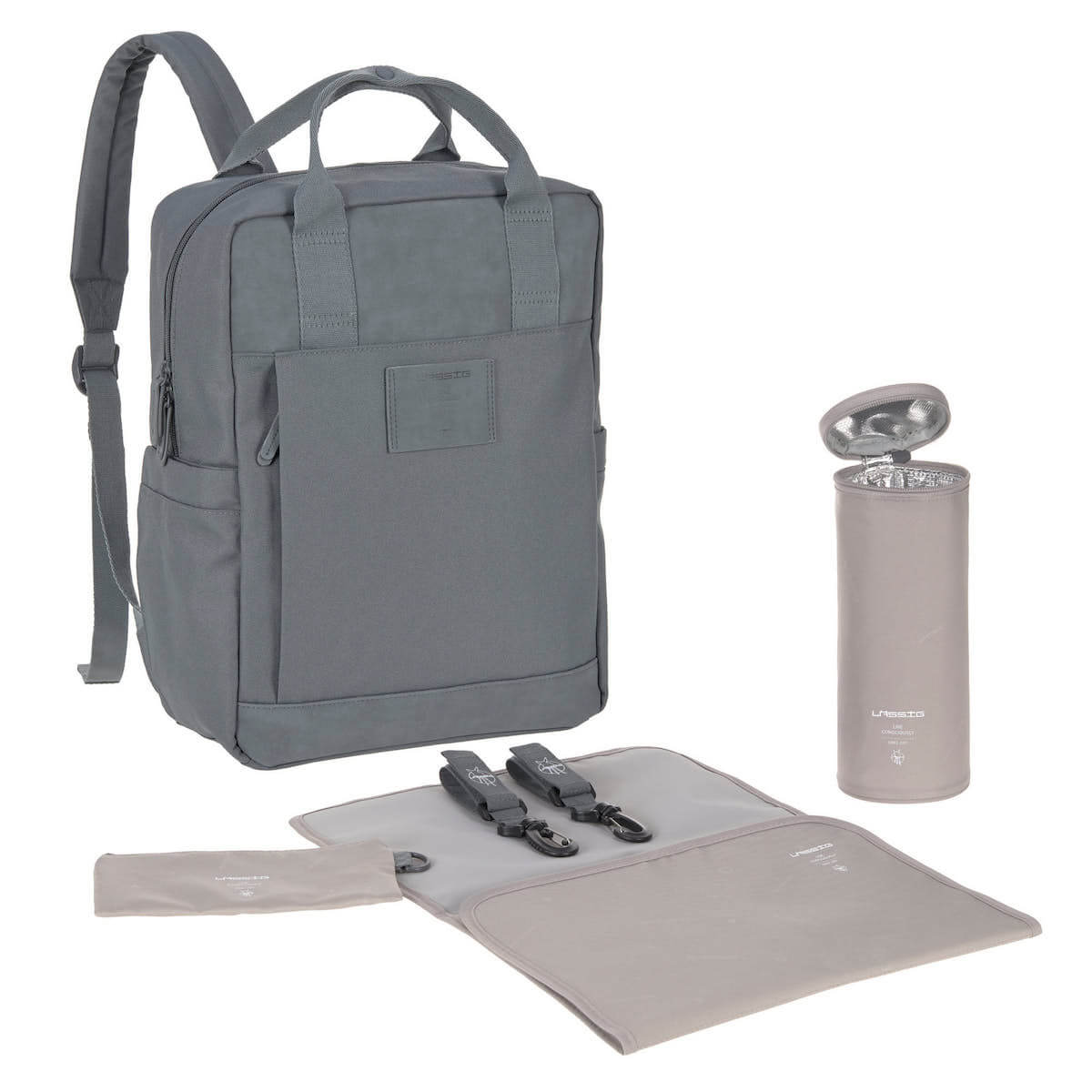 Mochila cambiador Vividal GREEN LABEL Laessig antracita