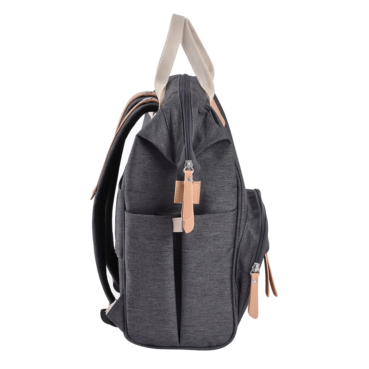 Mochila cambiador Wellington Béaba dark heather grey