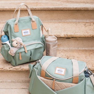 Mochila cambiador WELLINGTON Béaba sage green