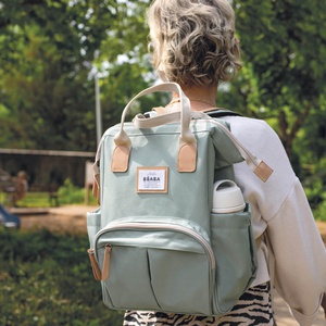 Mochila cambiador WELLINGTON Béaba sage green