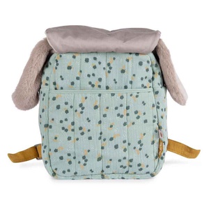 Mochila conejo TROIS PETITS LAPINS Moulin Roty sauge