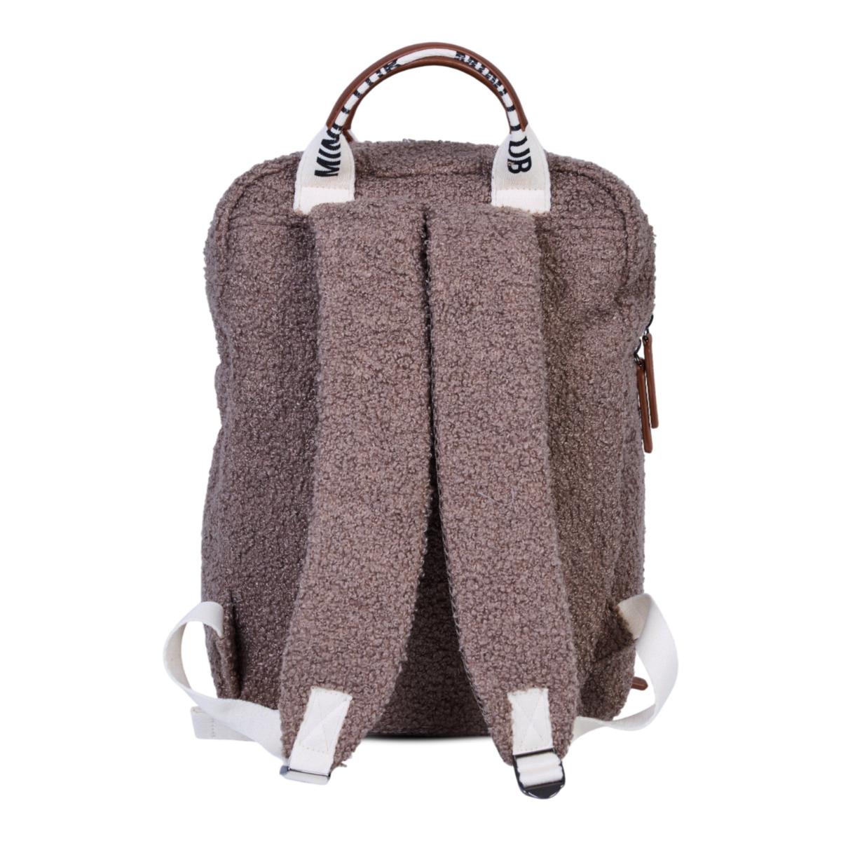 Mochila infantil MINI CLUB SIGNATURE Childhome Teddy soft brown
