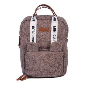 Mochila infantil MINI CLUB SIGNATURE Childhome Teddy soft brown