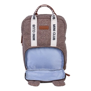 Mochila infantil MINI CLUB SIGNATURE Childhome Teddy soft brown