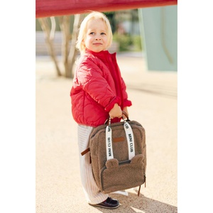 Mochila infantil MINI CLUB SIGNATURE Childhome Teddy soft brown