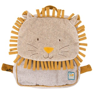 Mochila león SOUS MON BAOBAB Moulin Roty