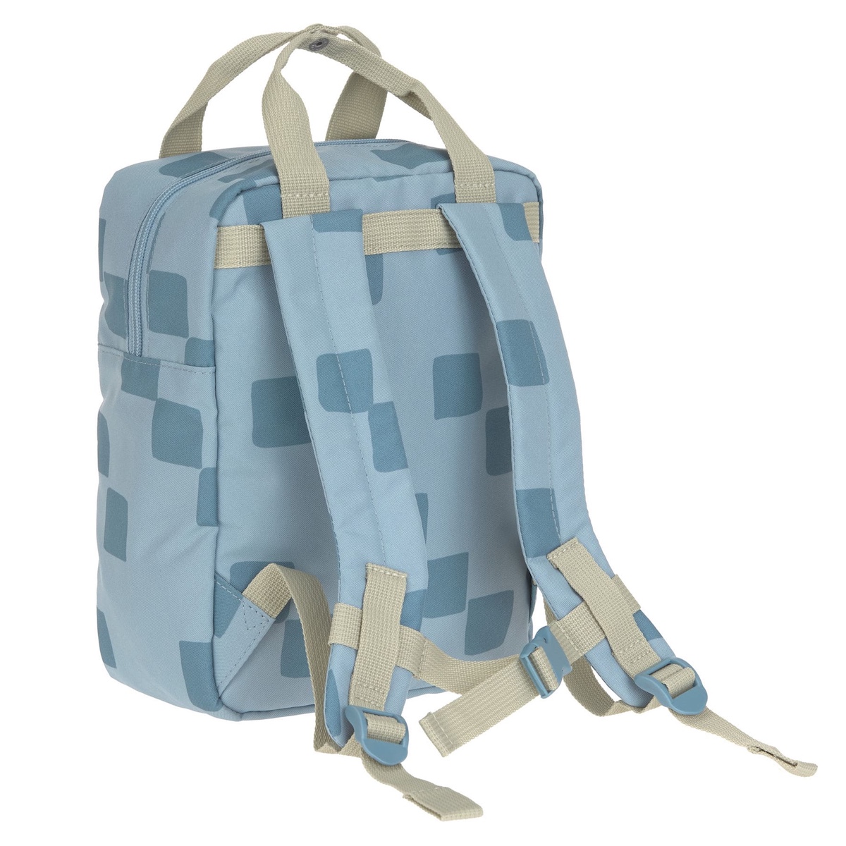 Mochila mini cuadrada  PATTERN PARTY Laessig azul