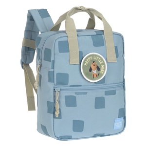 Mochila mini cuadrada  PATTERN PARTY Laessig azul
