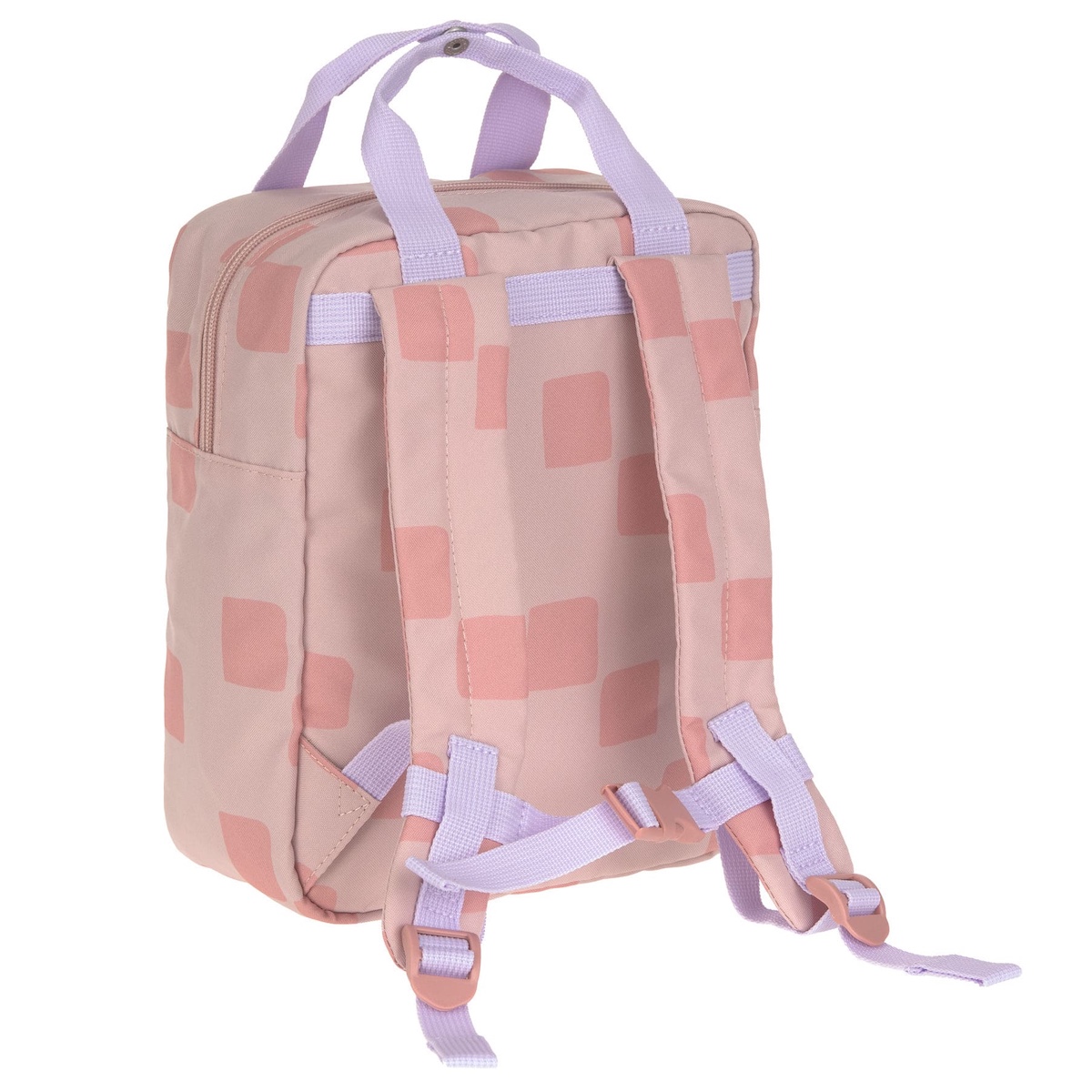 Mochila mini cuadrada PATTERN PARTY Laessig rosa