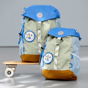 Mochila mini SUNNY EXPLORER Laessig verde-azul