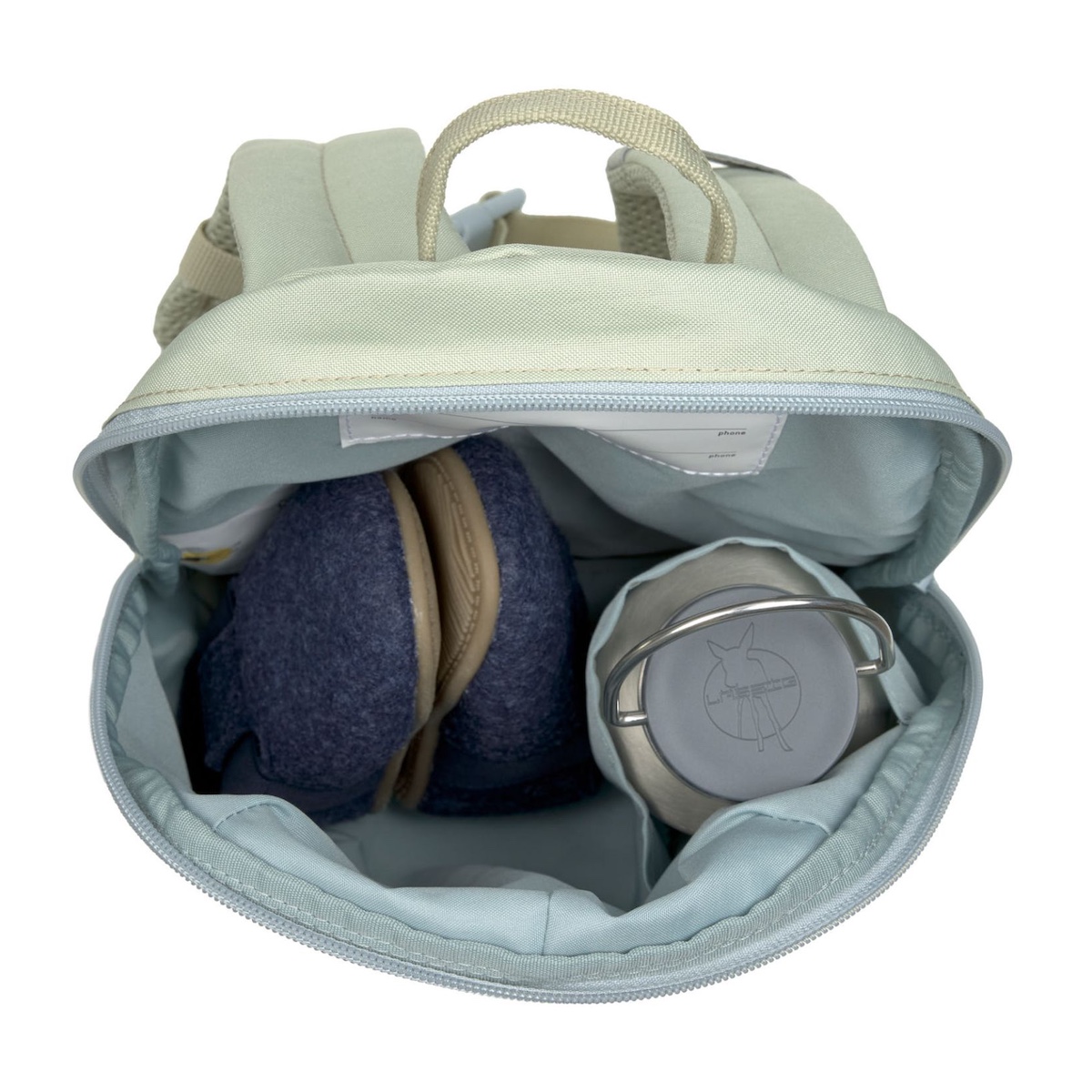 Mochila pequeña TINY OUTDOOR Laessig Cloud light khaki