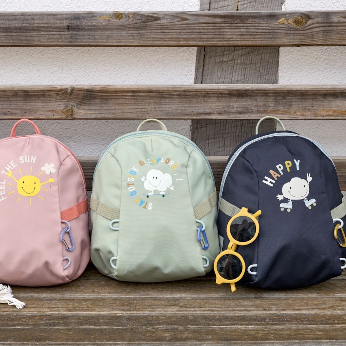 Mochila pequeña TINY OUTDOOR Laessig Cloud light khaki
