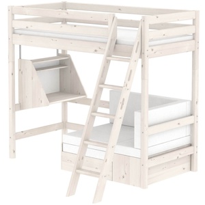 Módulo sofá cama alta CLASSIC Flexa blanco cal