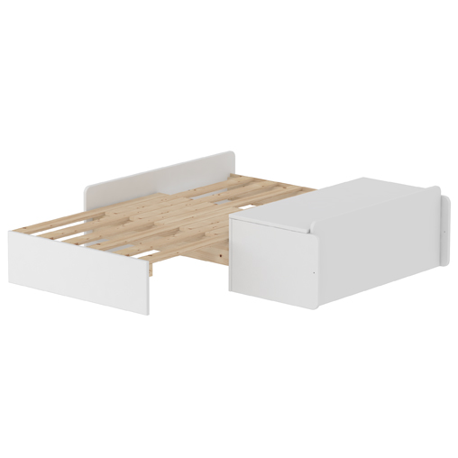 Módulo sofá cama alta WHITE Flexa blanco