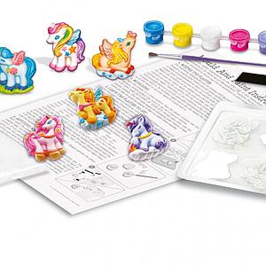 Moldear & Pintar con brillo UNICORNS 4M