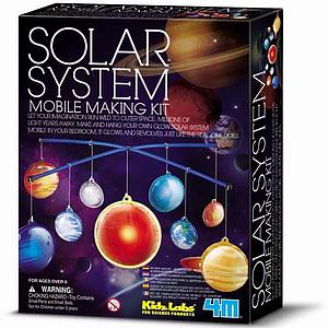 Montar móvil sistema solar brillante CIENCIA 4M