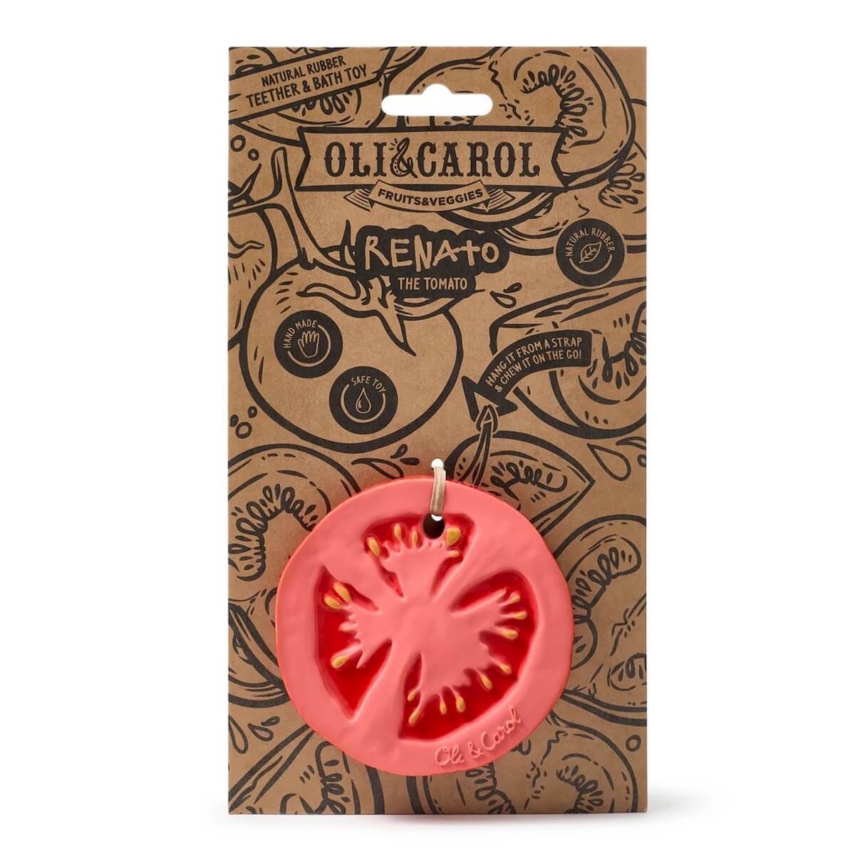 Mordedor juguete RENATO THE TOMATO Oli and Carol