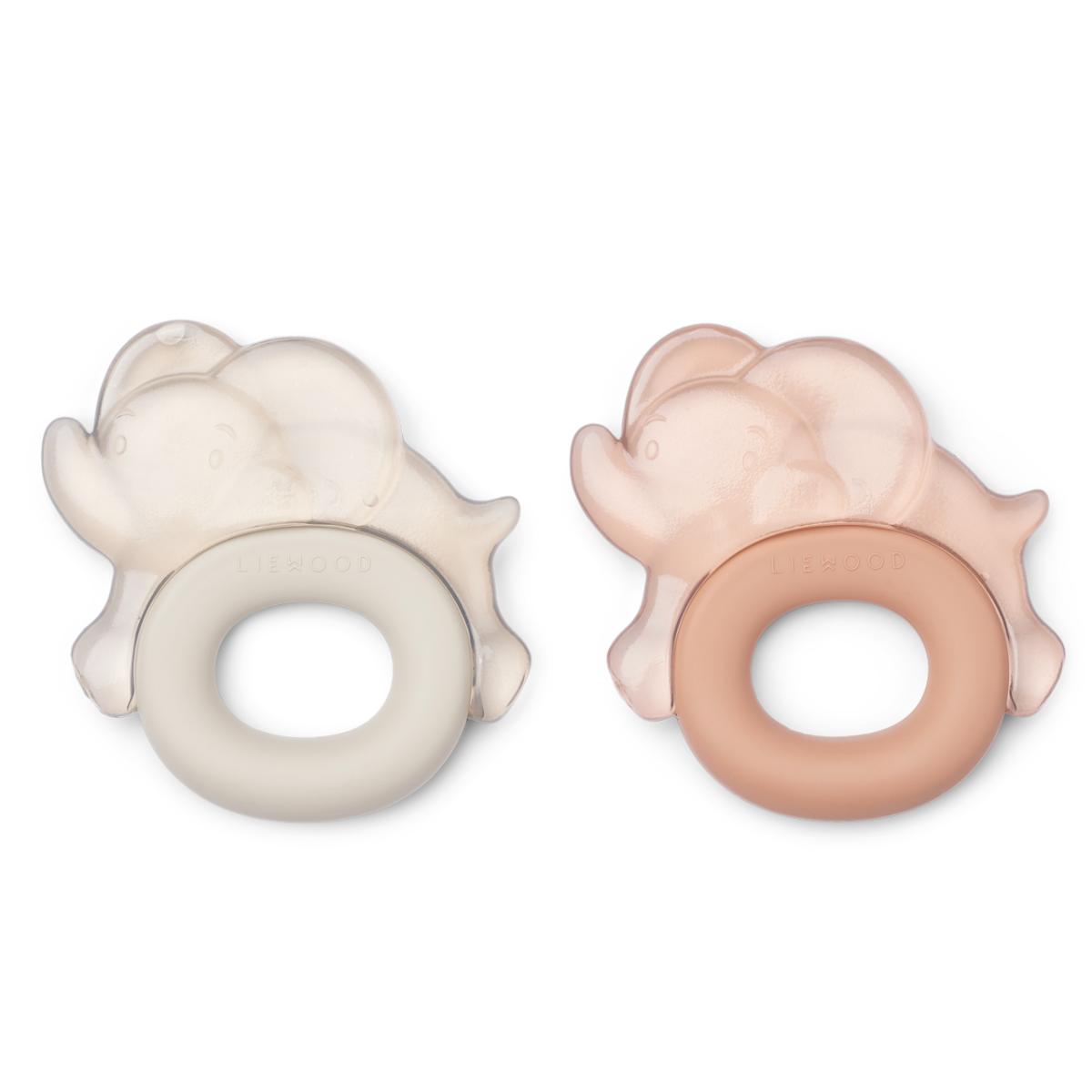 Mordedor refrescante 2uds RITA Liewood Elephant pale tuscany-sandy