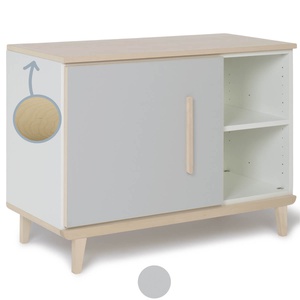 Mueble pequeño 1 puerta 2 huecos NADO Retro acabado fresno manhattan grey