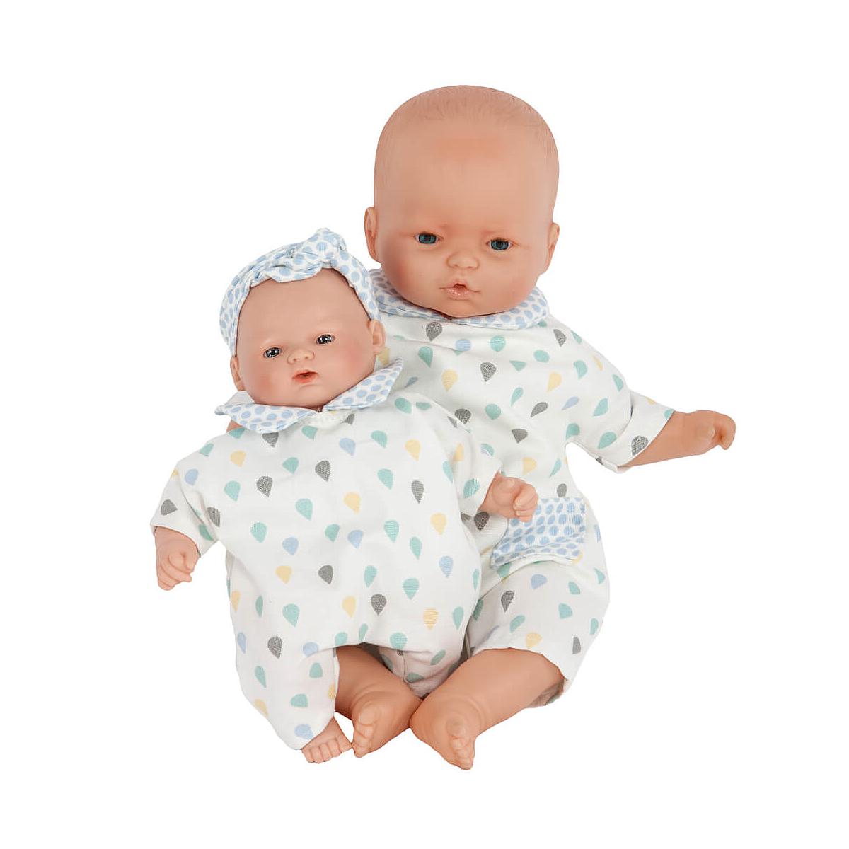 Muñeca 36cm NINS GOTAS Barrutoys azul-verde 