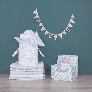 Muñeca 36cm NINS GOTAS Barrutoys azul-verde 