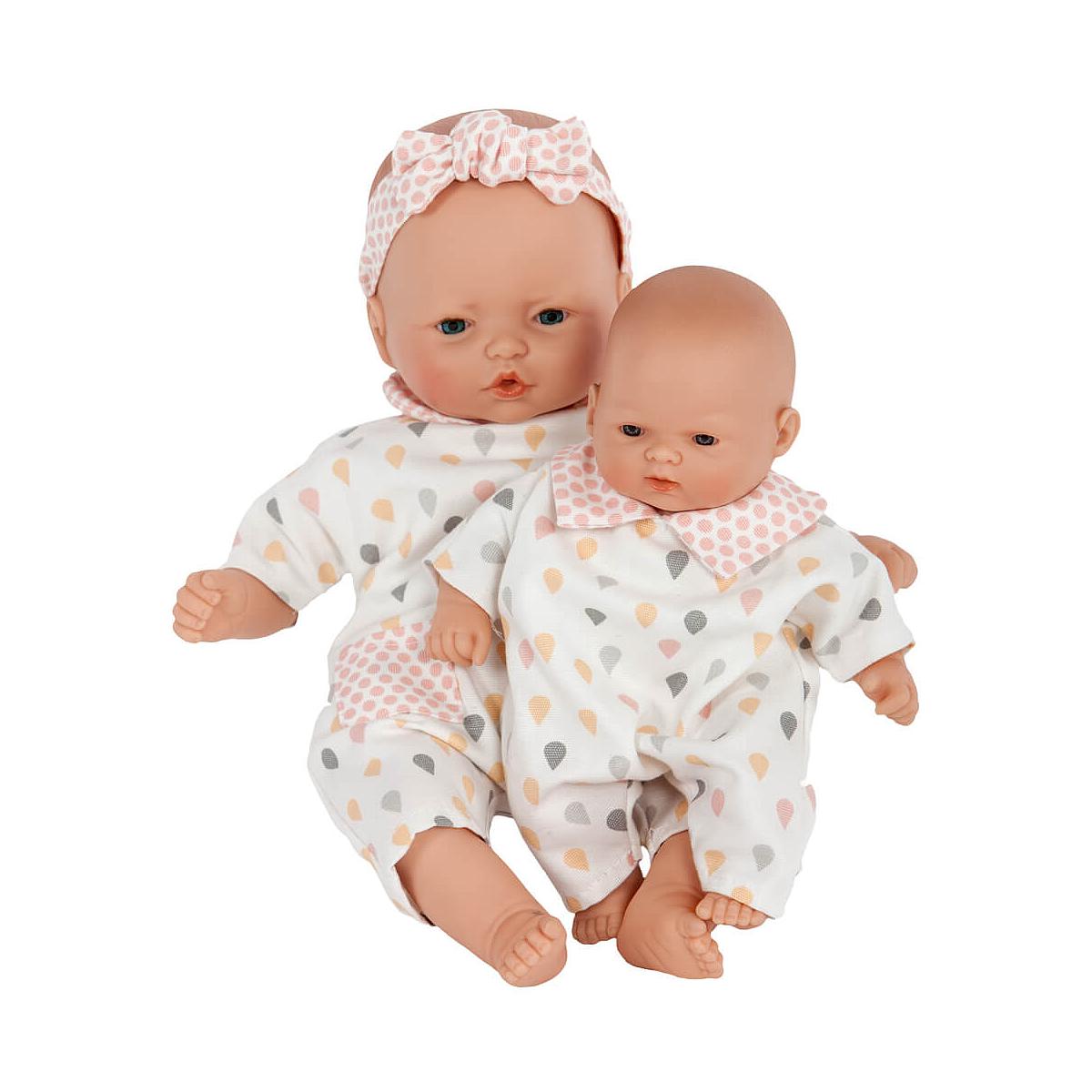 Muñeca 36cm NINS GOTAS Barrutoys rosa-amarillo 