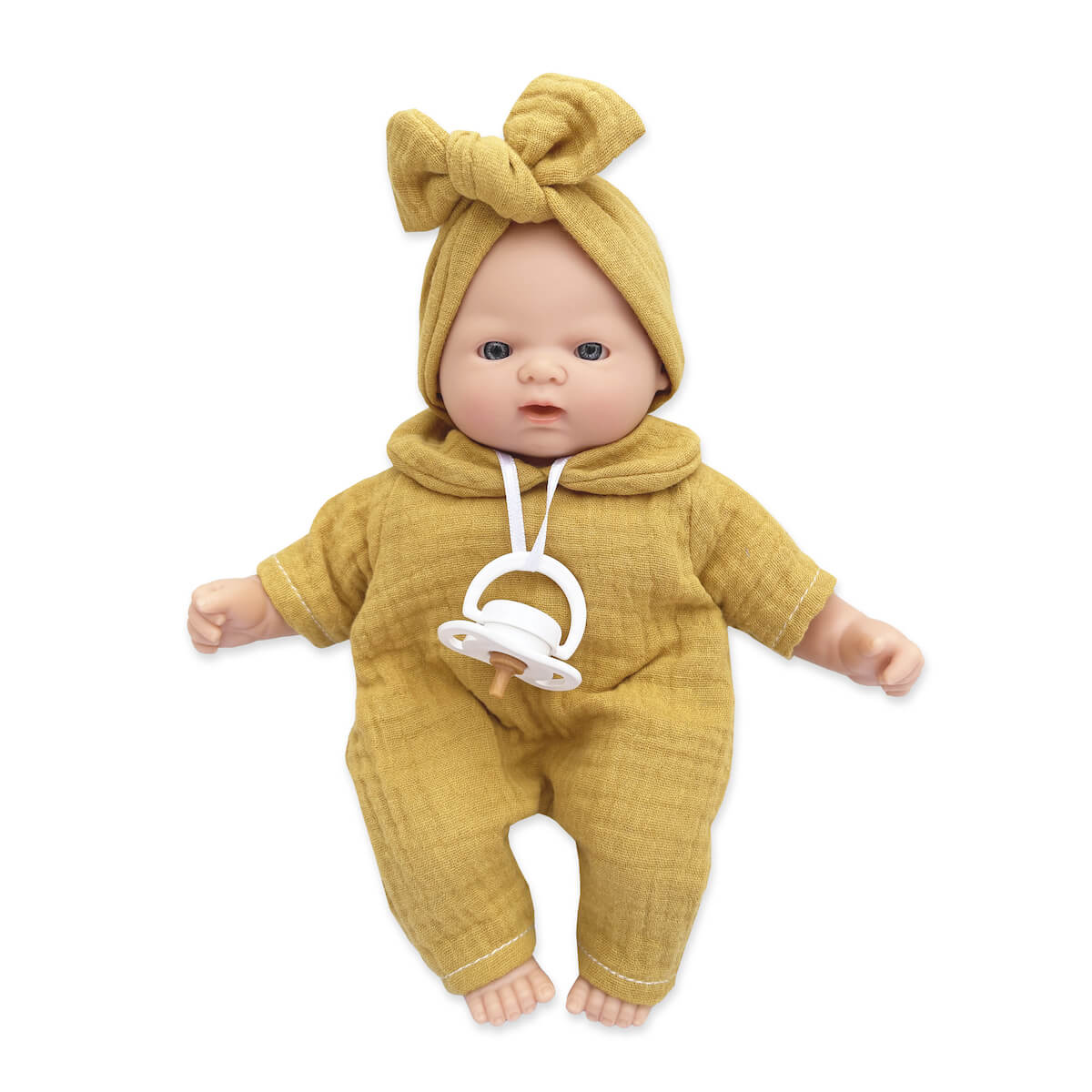 Muñeca Nina 26cm BOBBLE mostaza
