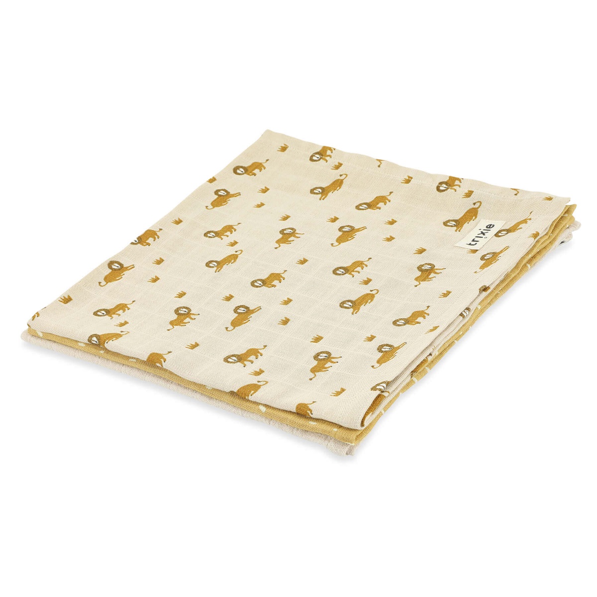Muselina 3uds 55x55cm LIVELY LION Trixie mix