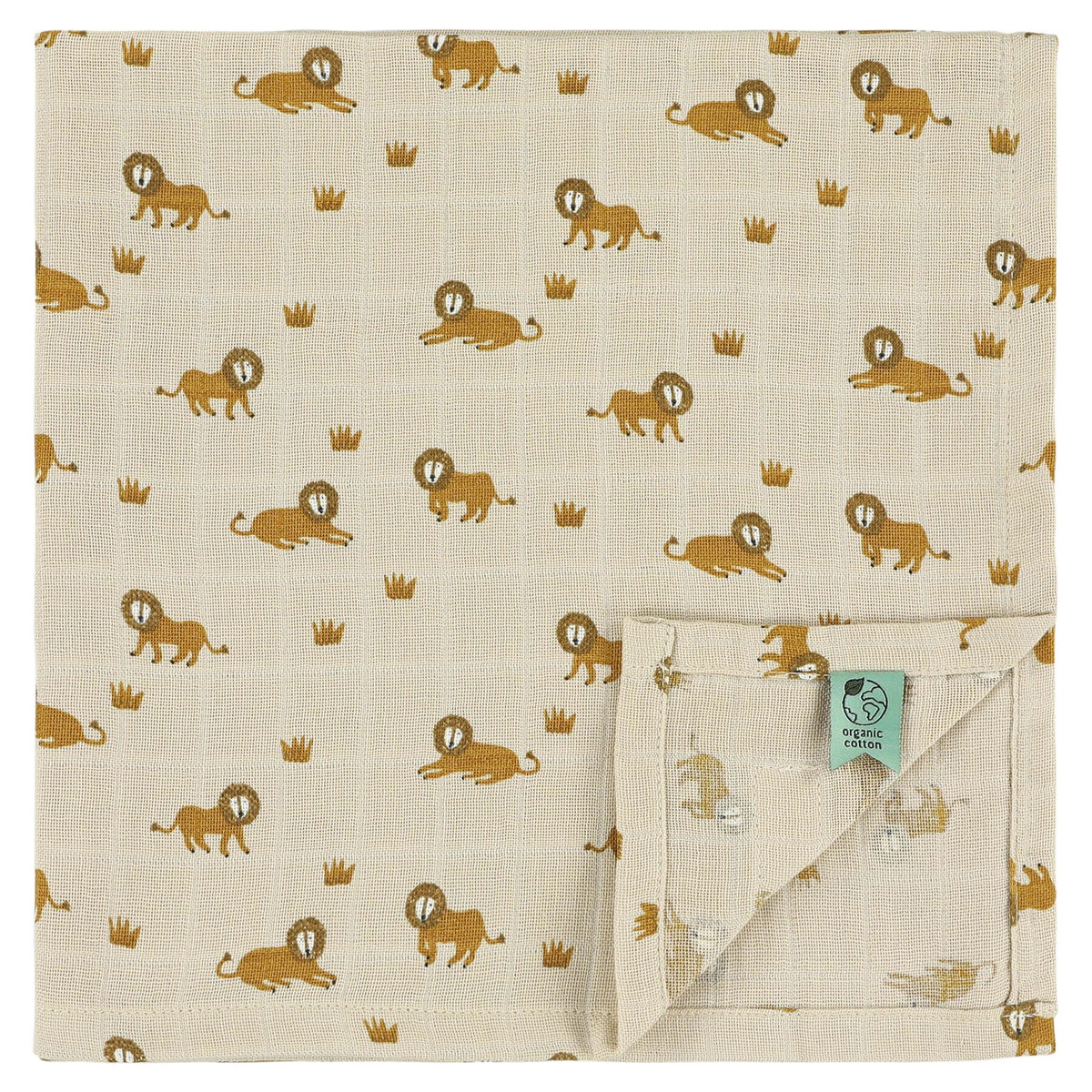 Muselina 3uds 55x55cm LIVELY LION Trixie mix